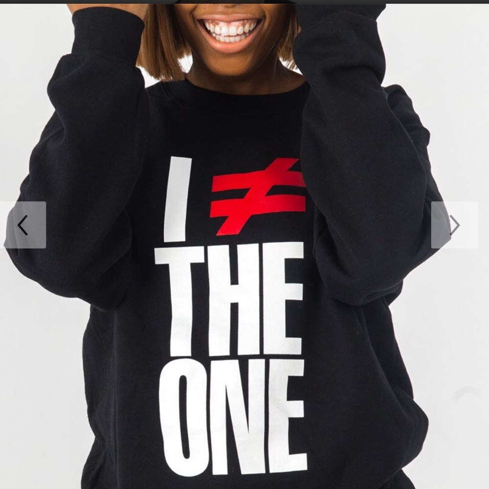 The Read KidFury I AM NOT THE ONE crew sweatshirt